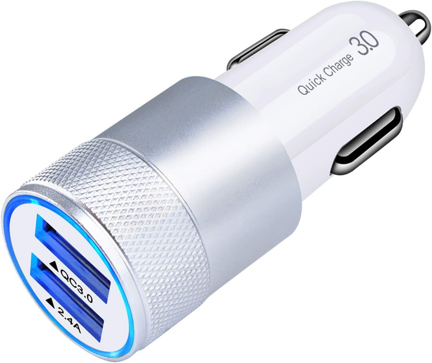 Fast Car Charger Dual USB 30W Quick Charge Adapter