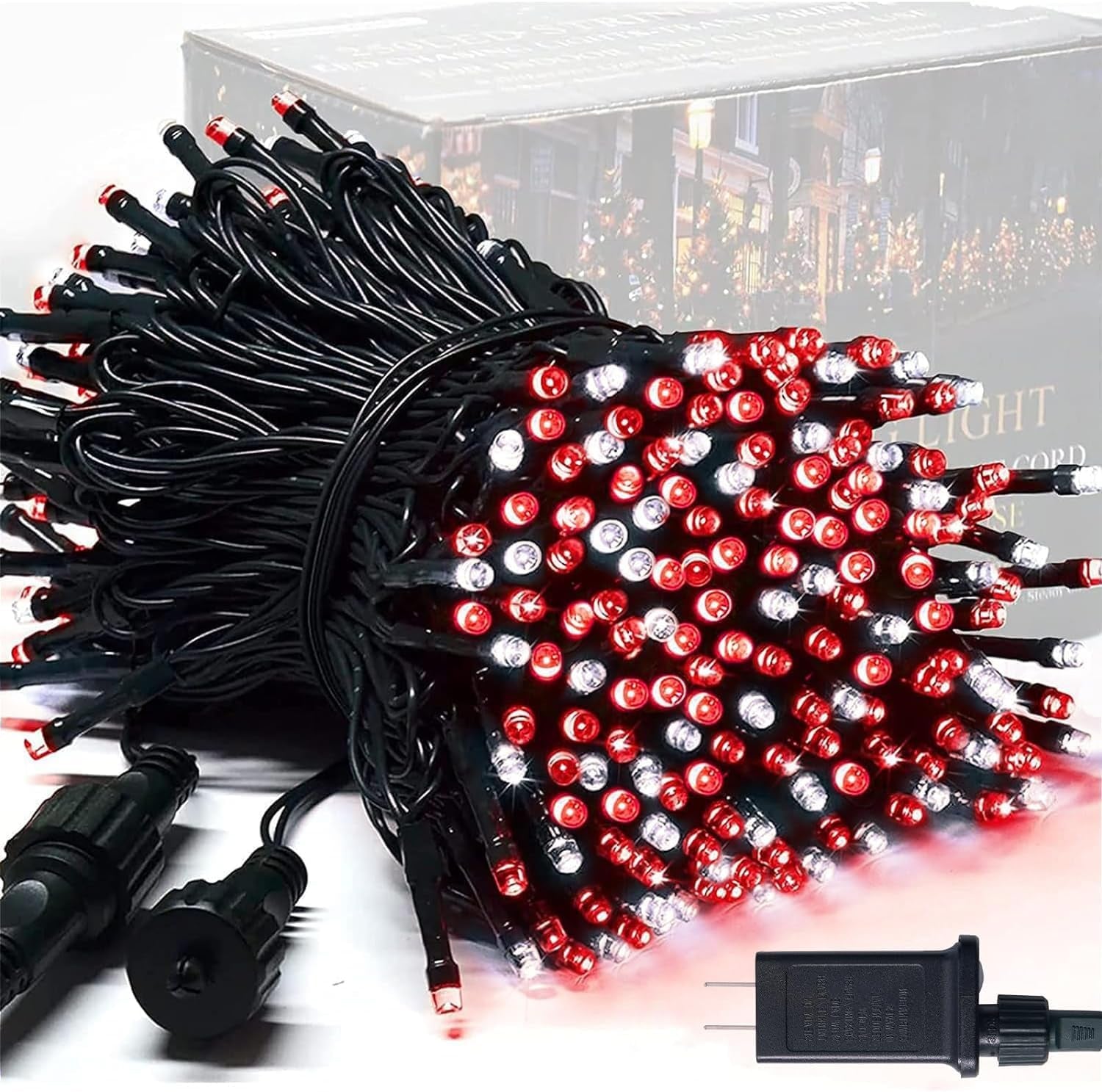 250 LED Christmas Tree Lights 91.5ft – Multicolor 8-Mode Waterproof String Lights