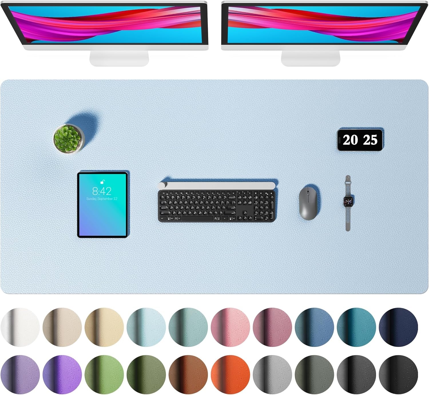 Leather Office Desk Pad Protector