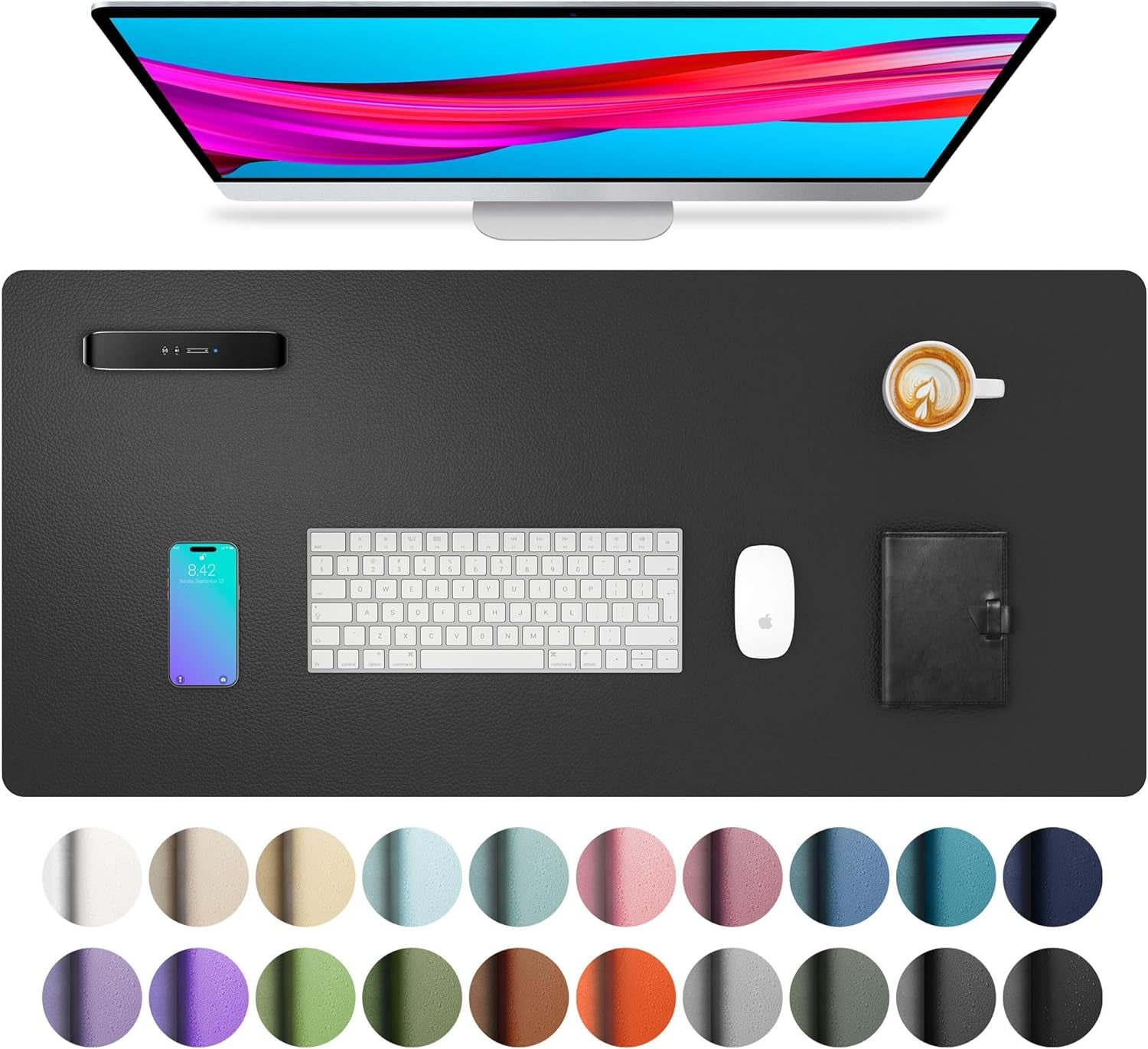 Leather Office Desk Pad Protector