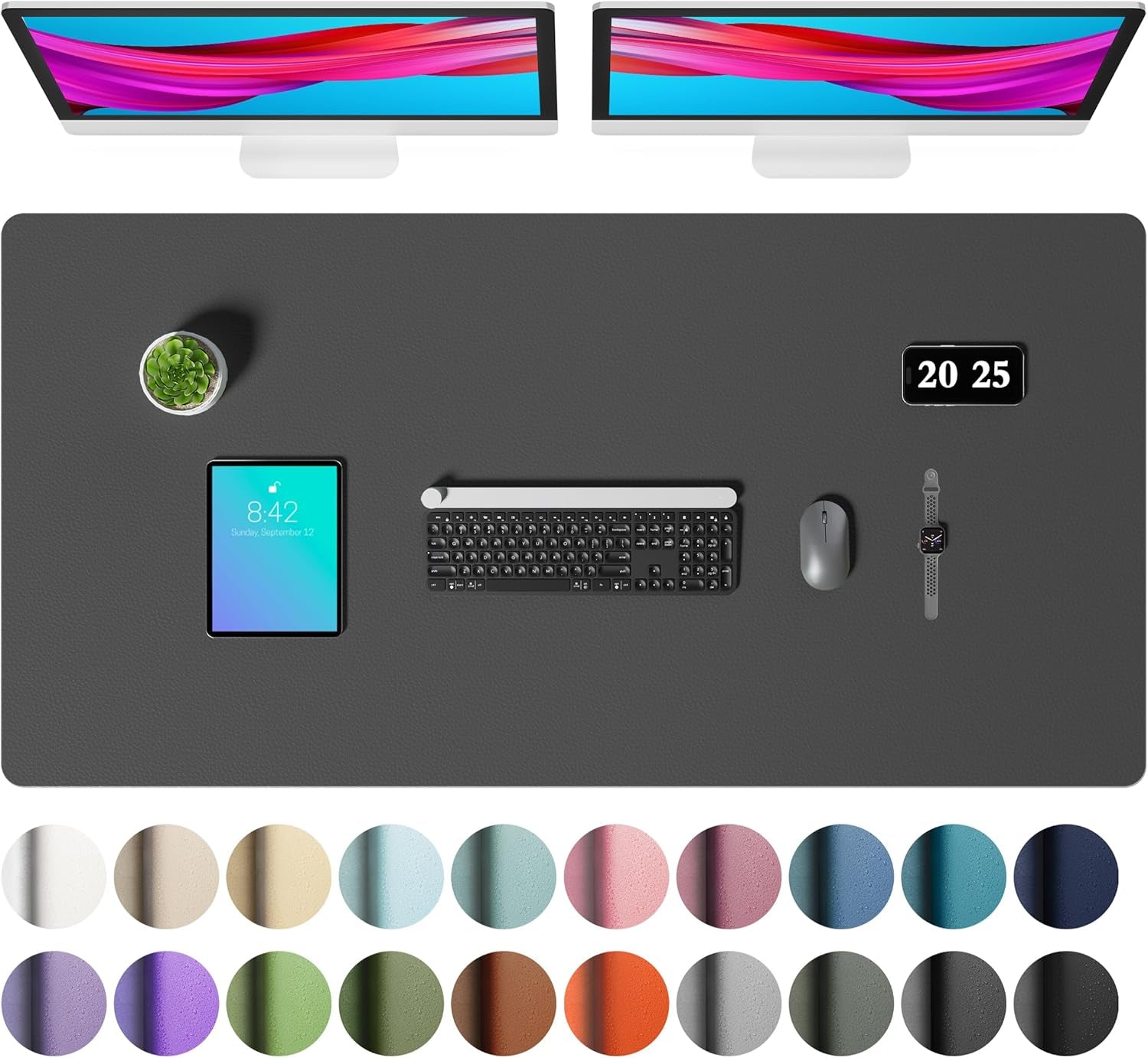 Leather Office Desk Pad Protector