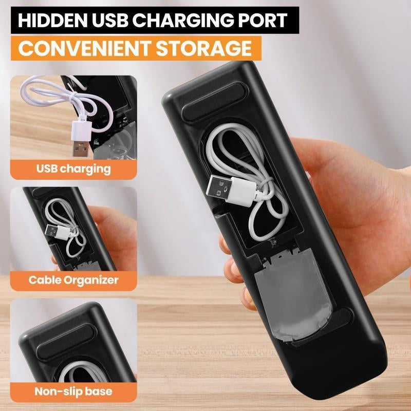 Electric Knife Sharpener, Metal Knife Sharpener, USB Rechargeable, Household Knife Sharpener for Kitchen, Kitchen Gadgets, Home Essentials Kitchen Accessories, Kitchenware, Kitchen Items, Sharpening Tool, Gifts for Mums