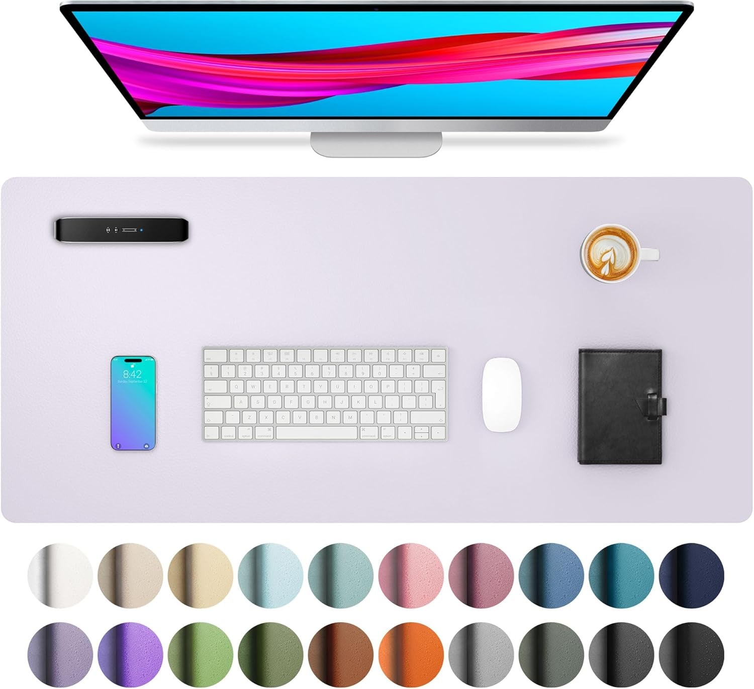 Leather Office Desk Pad Protector