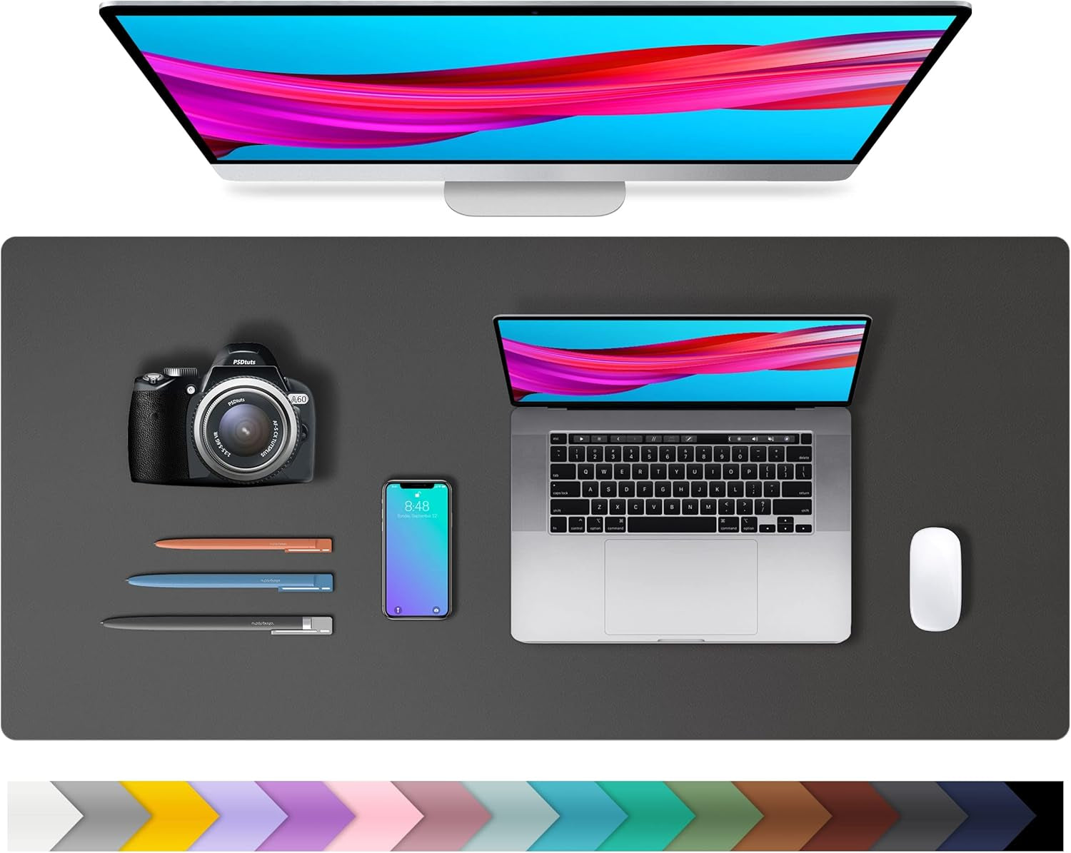 Leather Office Desk Pad Protector