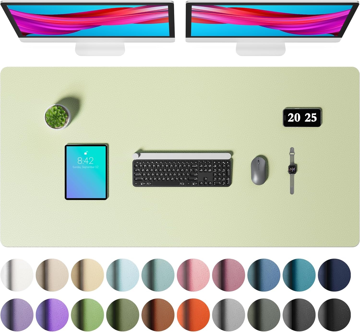 Leather Office Desk Pad Protector