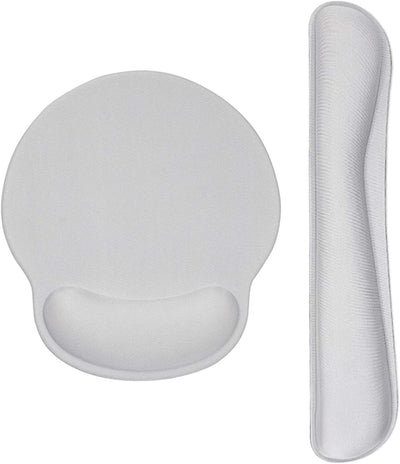 Ergonomic Keyboard & Mouse Wrist Rest Set – Memory Foam Pain Relief Pad