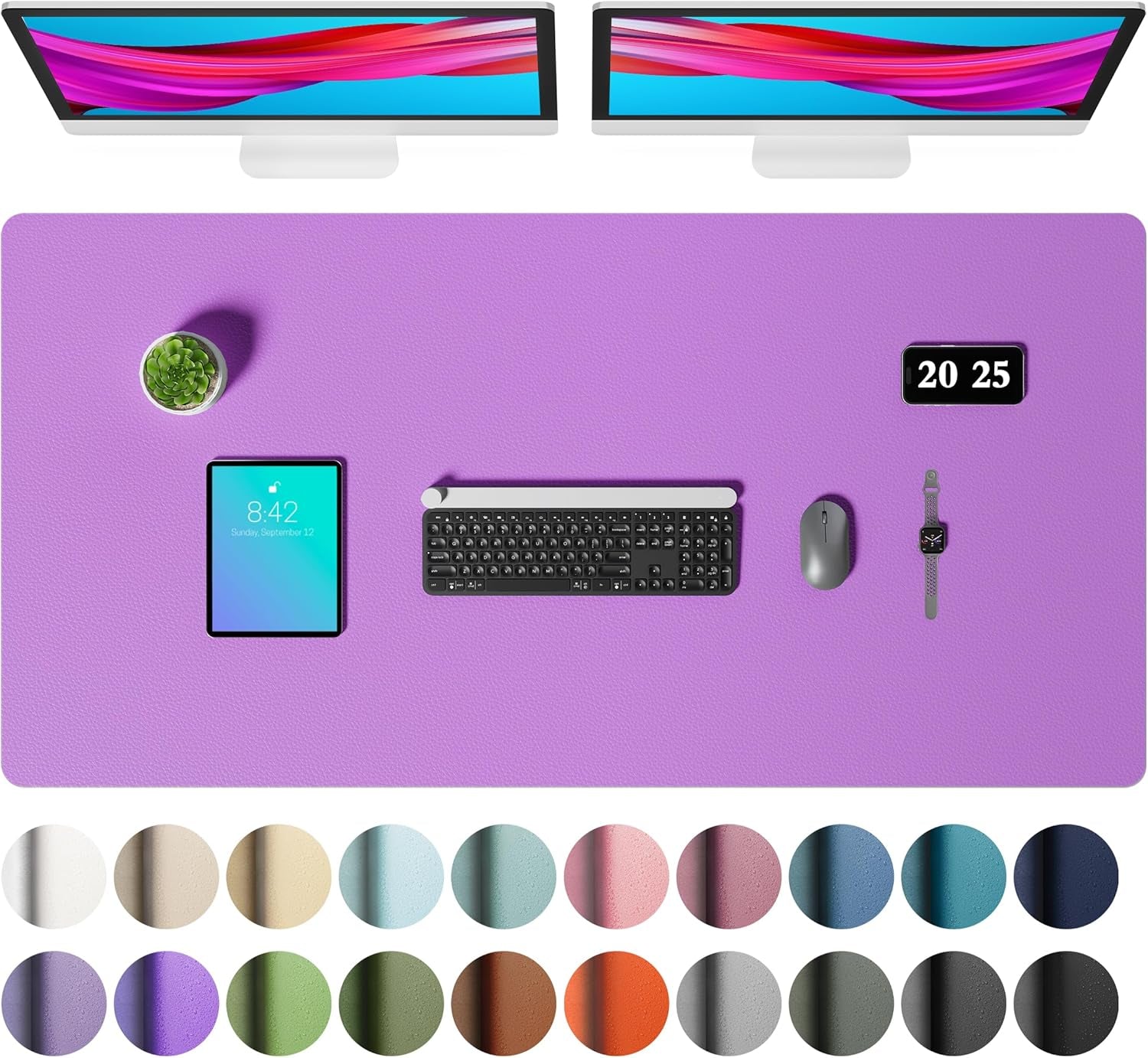 Leather Office Desk Pad Protector