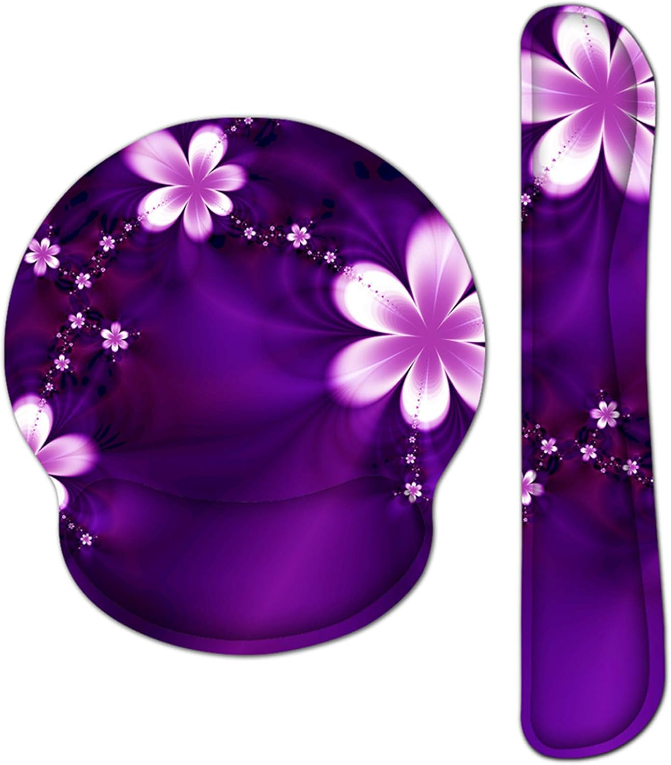 Ergonomic Keyboard & Mouse Wrist Rest Set – Memory Foam Pain Relief Pad