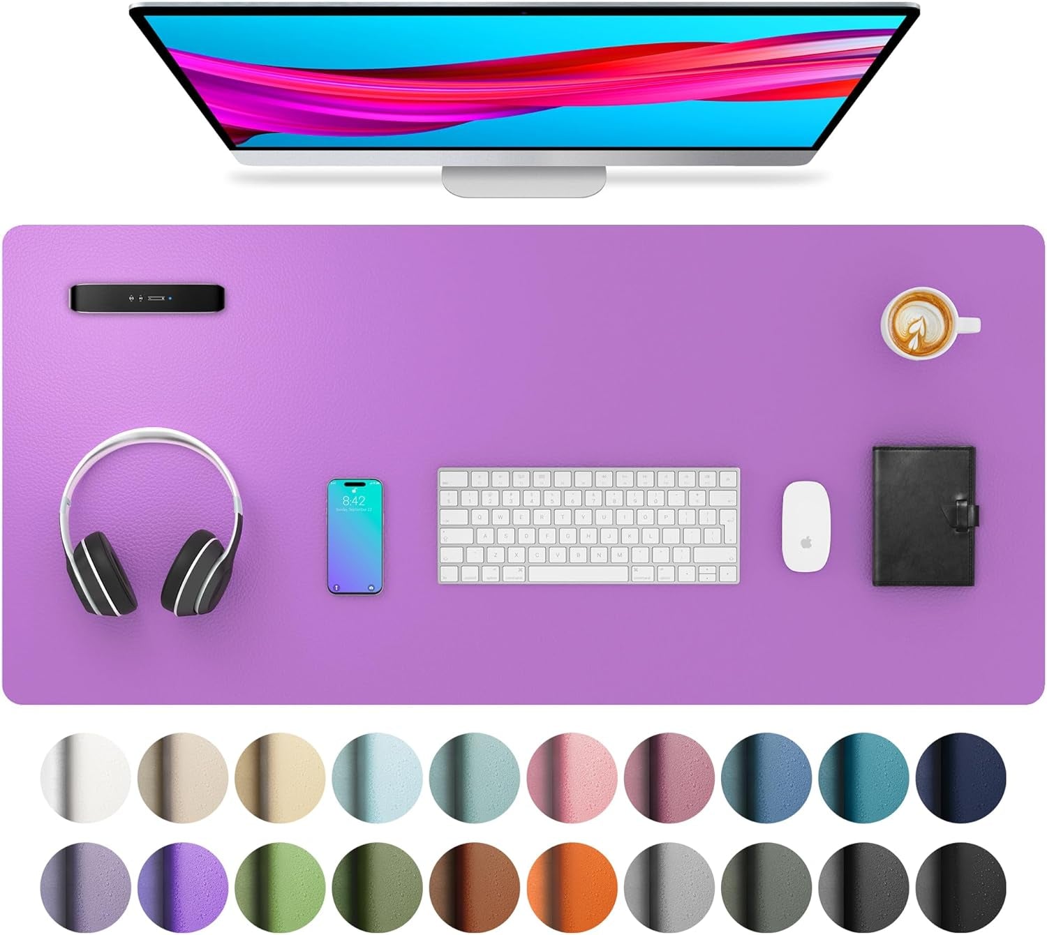 Leather Office Desk Pad Protector