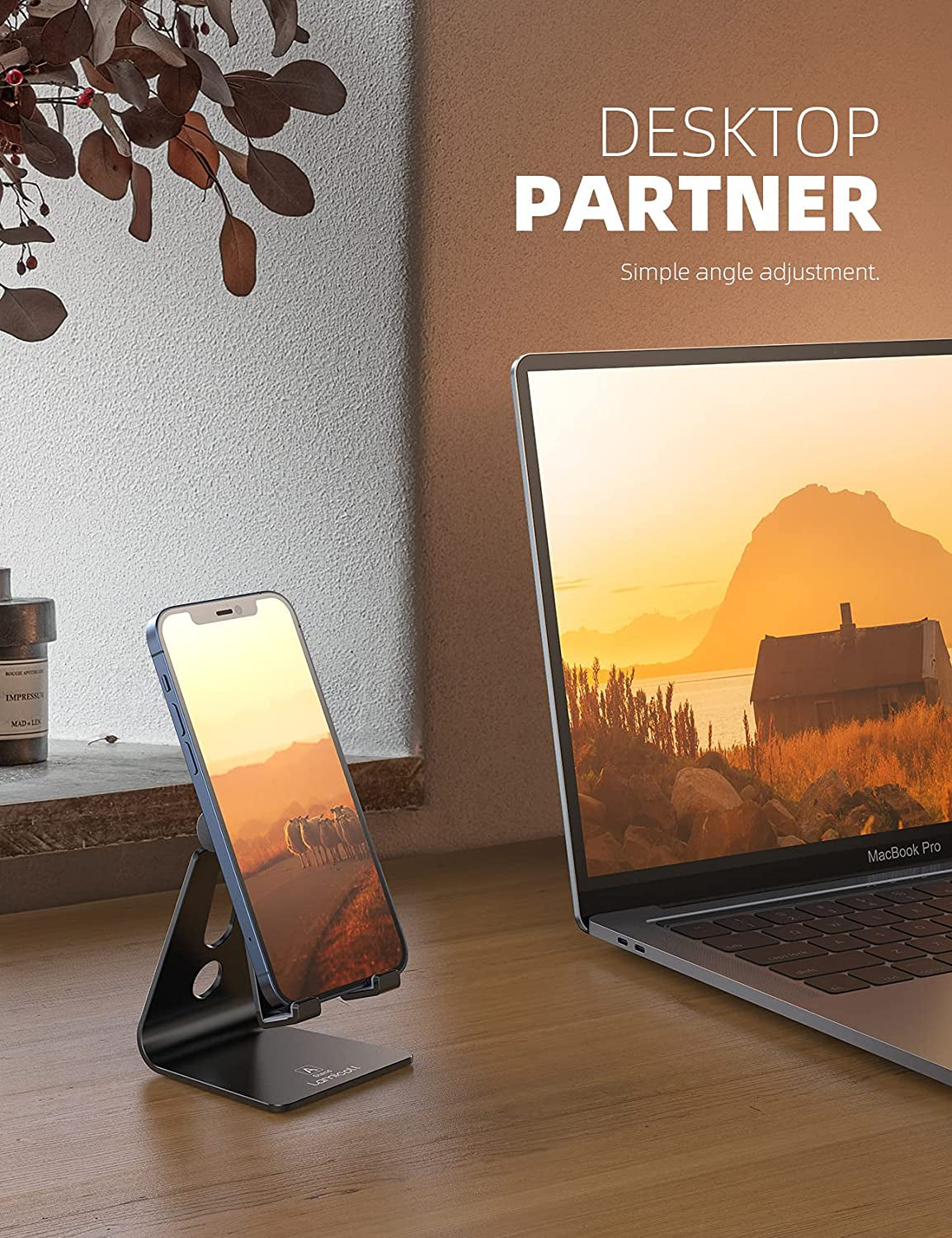 Adjustable Aluminum Cell Phone Stand