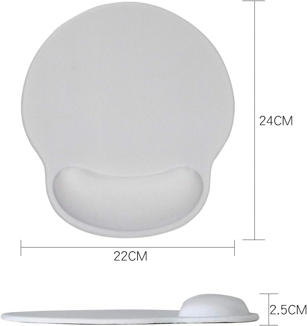 Ergonomic Keyboard & Mouse Wrist Rest Set – Memory Foam Pain Relief Pad