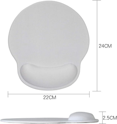 Ergonomic Keyboard & Mouse Wrist Rest Set – Memory Foam Pain Relief Pad