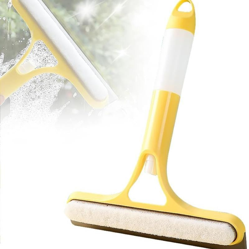 3-in-1 Window Cleaning Tool – Spray Squeegee & Scraper for Glass, Mirrors & Shower Doors