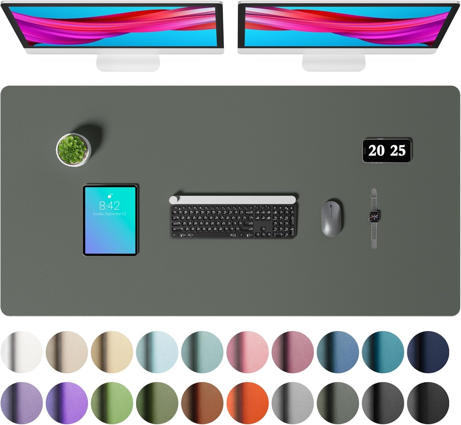 Leather Office Desk Pad Protector