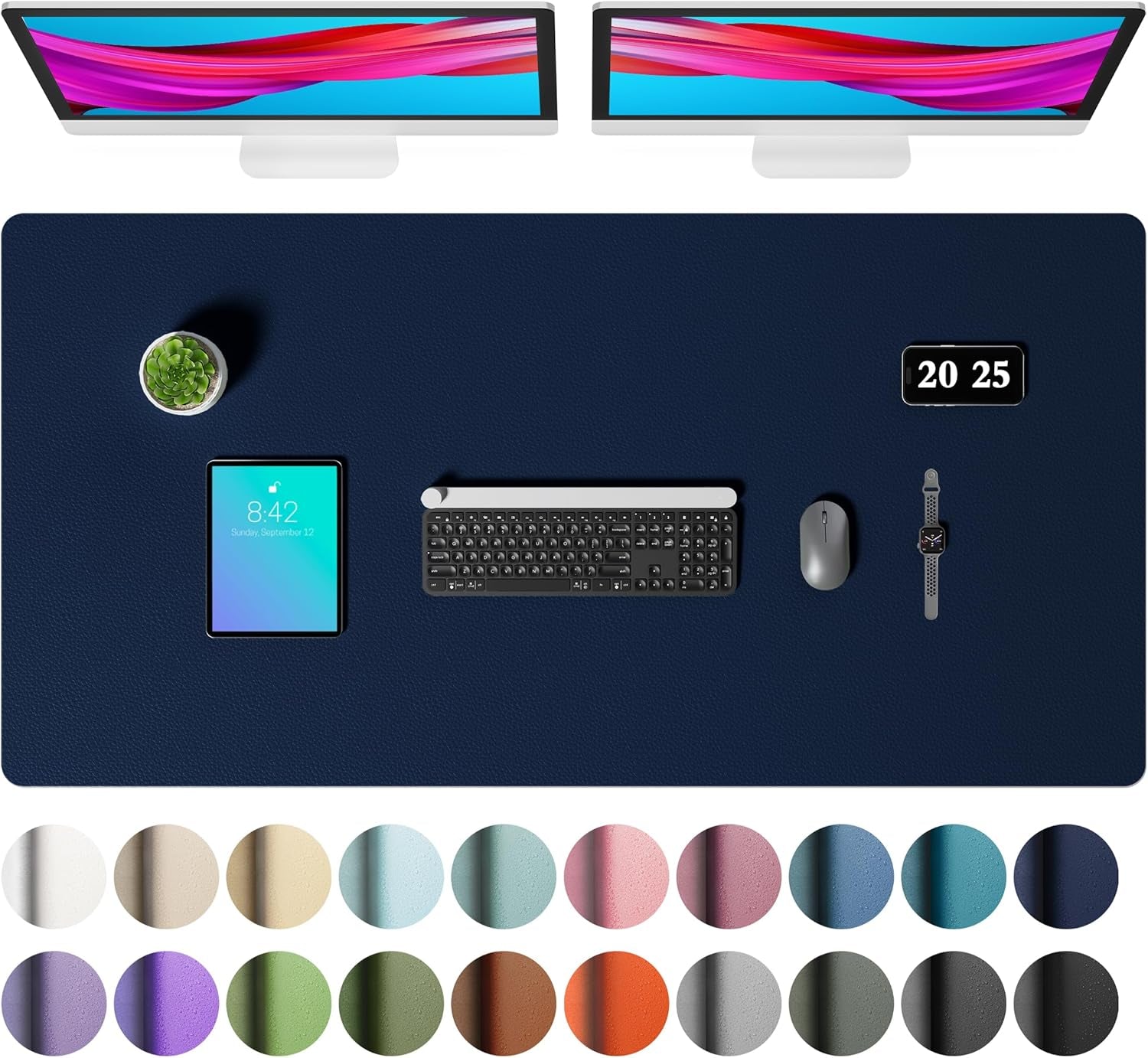 Leather Office Desk Pad Protector