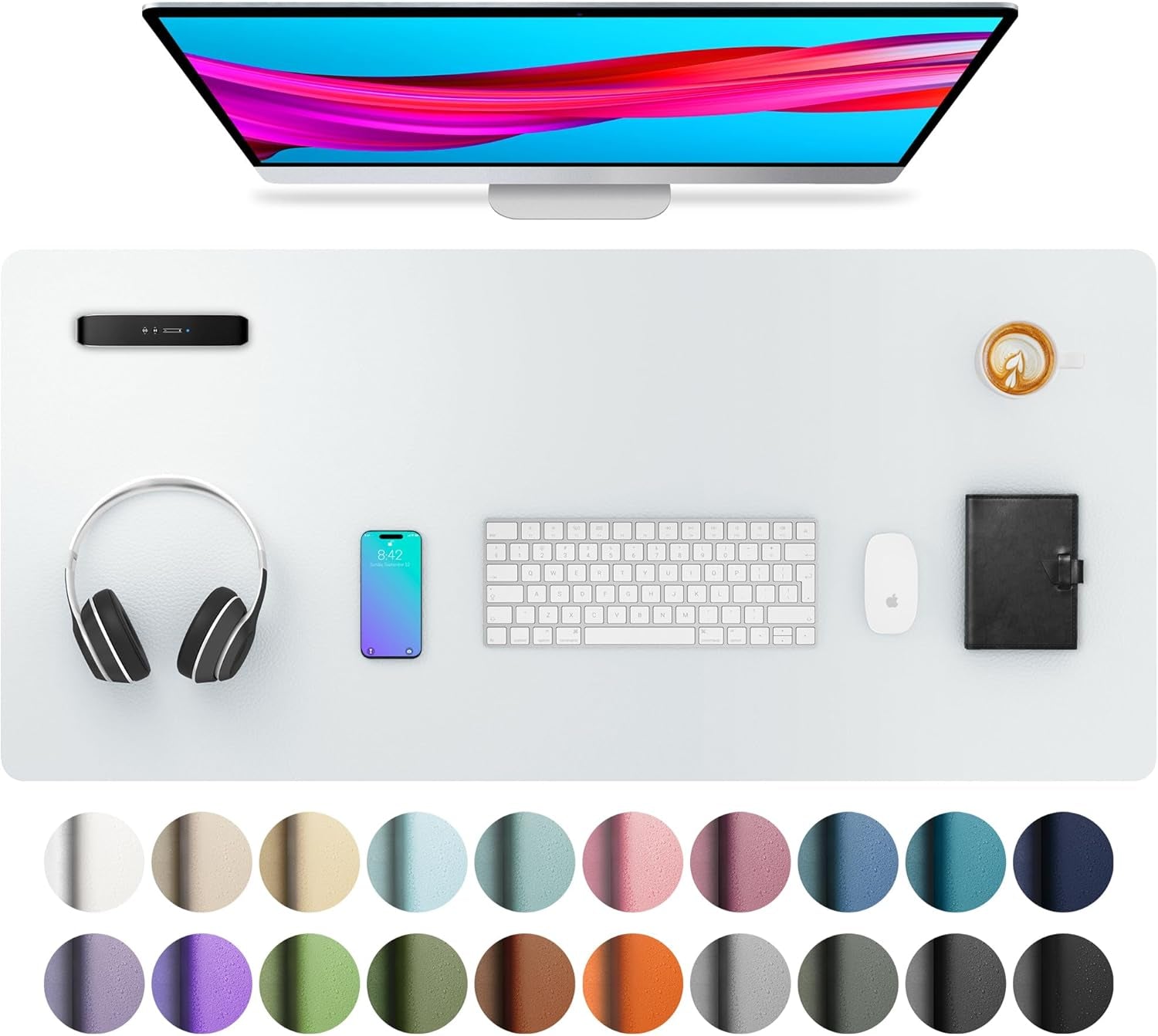 Leather Office Desk Pad Protector