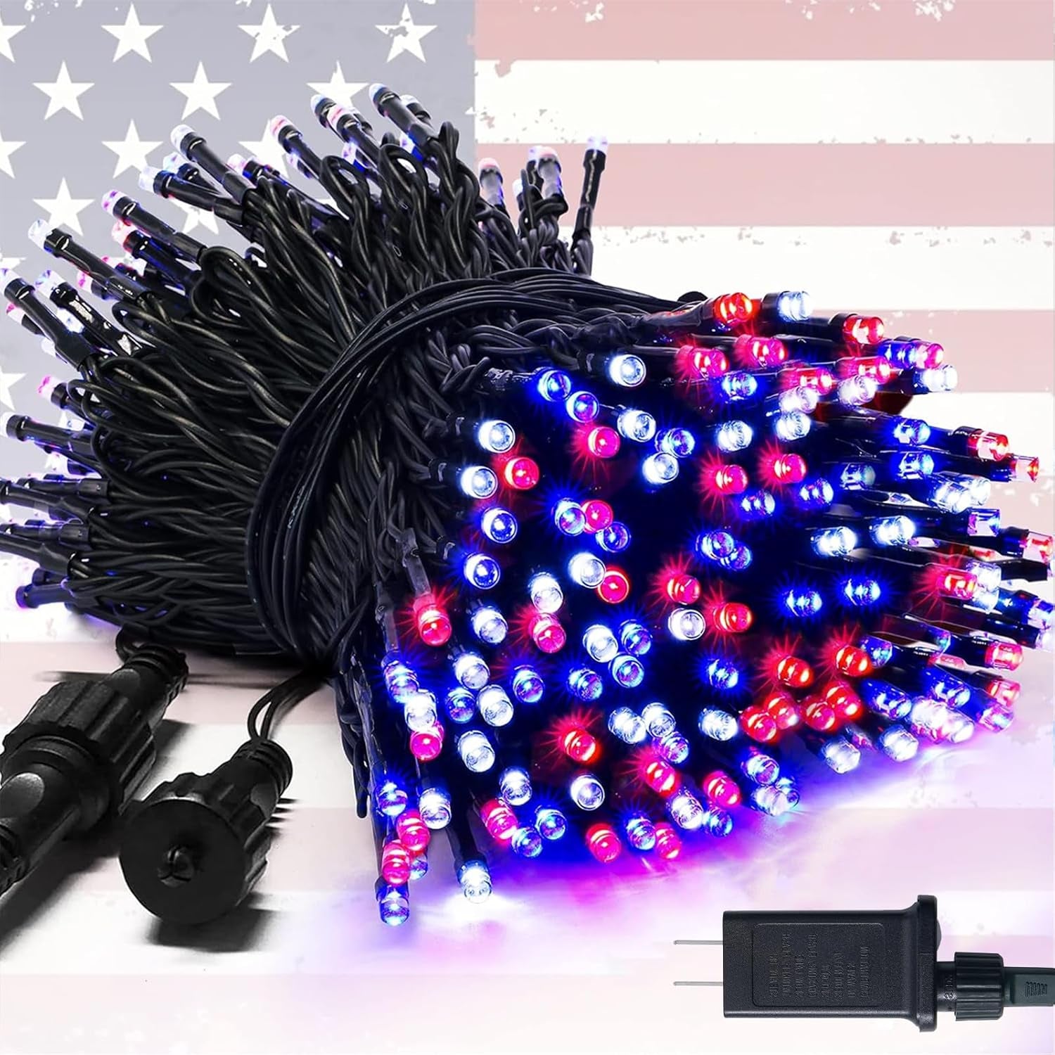 250 LED Christmas Tree Lights 91.5ft – Multicolor 8-Mode Waterproof String Lights