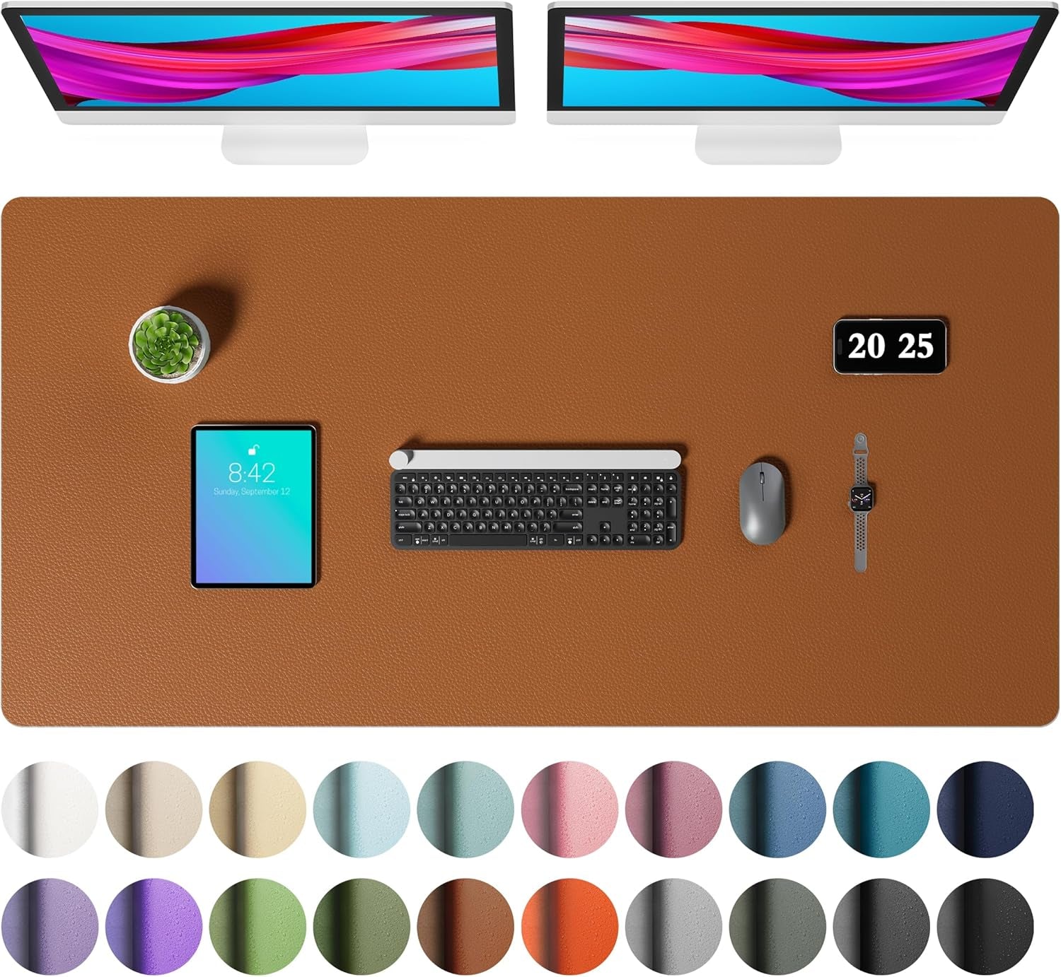 Leather Office Desk Pad Protector