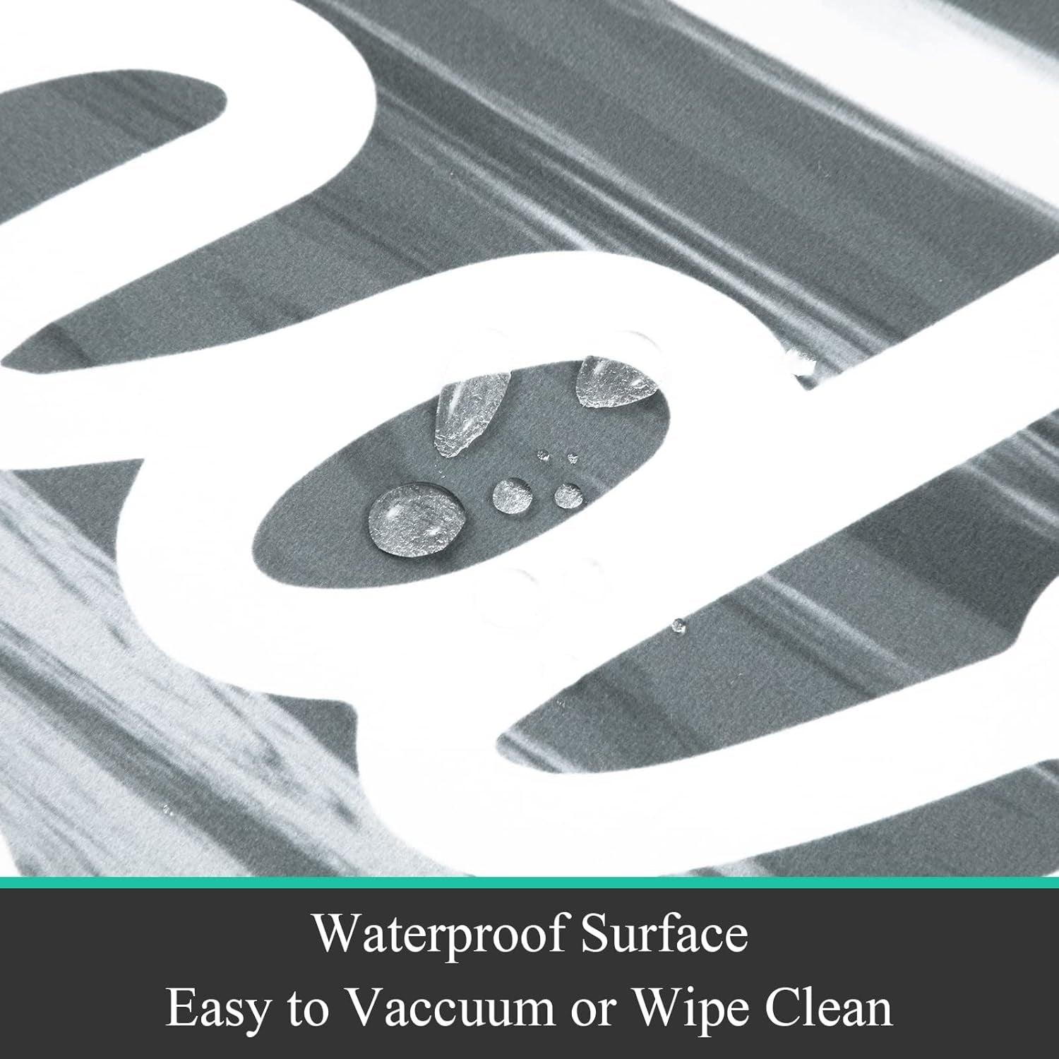 Waterproof Laundry Room Rug Runner 20"x48" – Non-Slip Washable Floor Mat for Kitchen & Bathroom