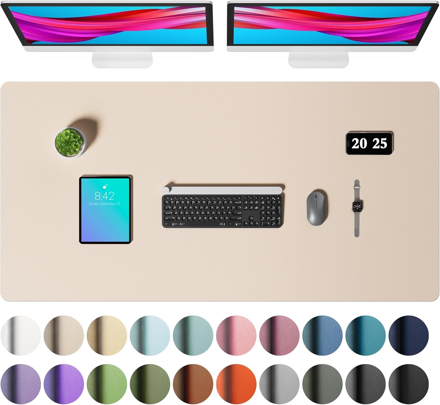 Leather Office Desk Pad Protector