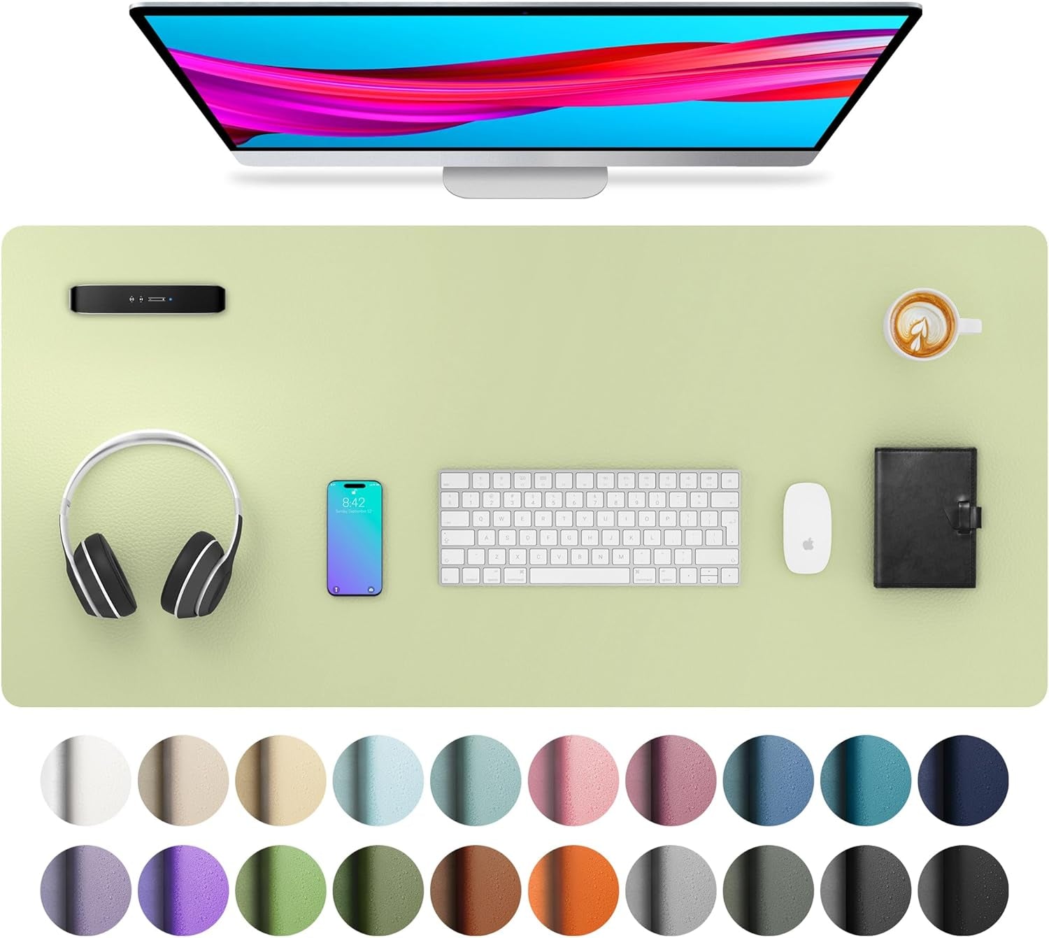 Leather Office Desk Pad Protector