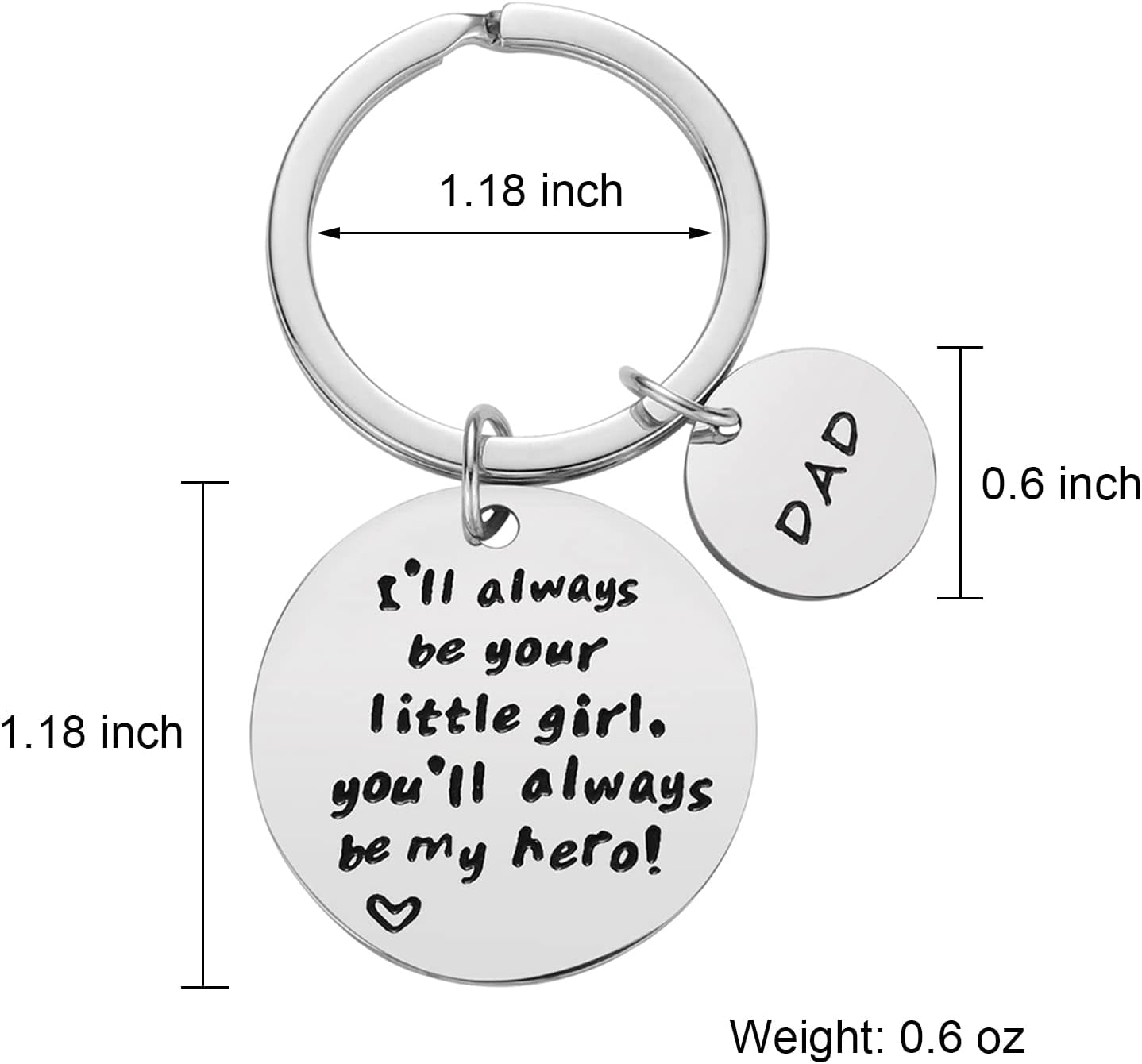 Father’s Day Keychain Gift from Daughter