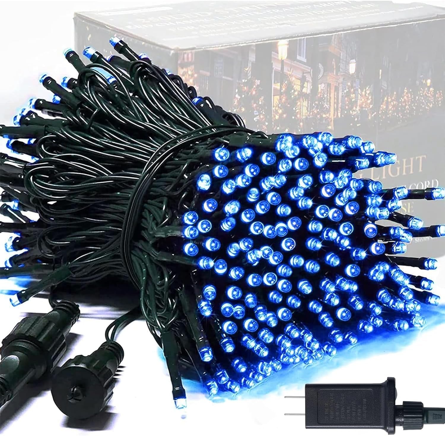 250 LED Christmas Tree Lights 91.5ft – Multicolor 8-Mode Waterproof String Lights