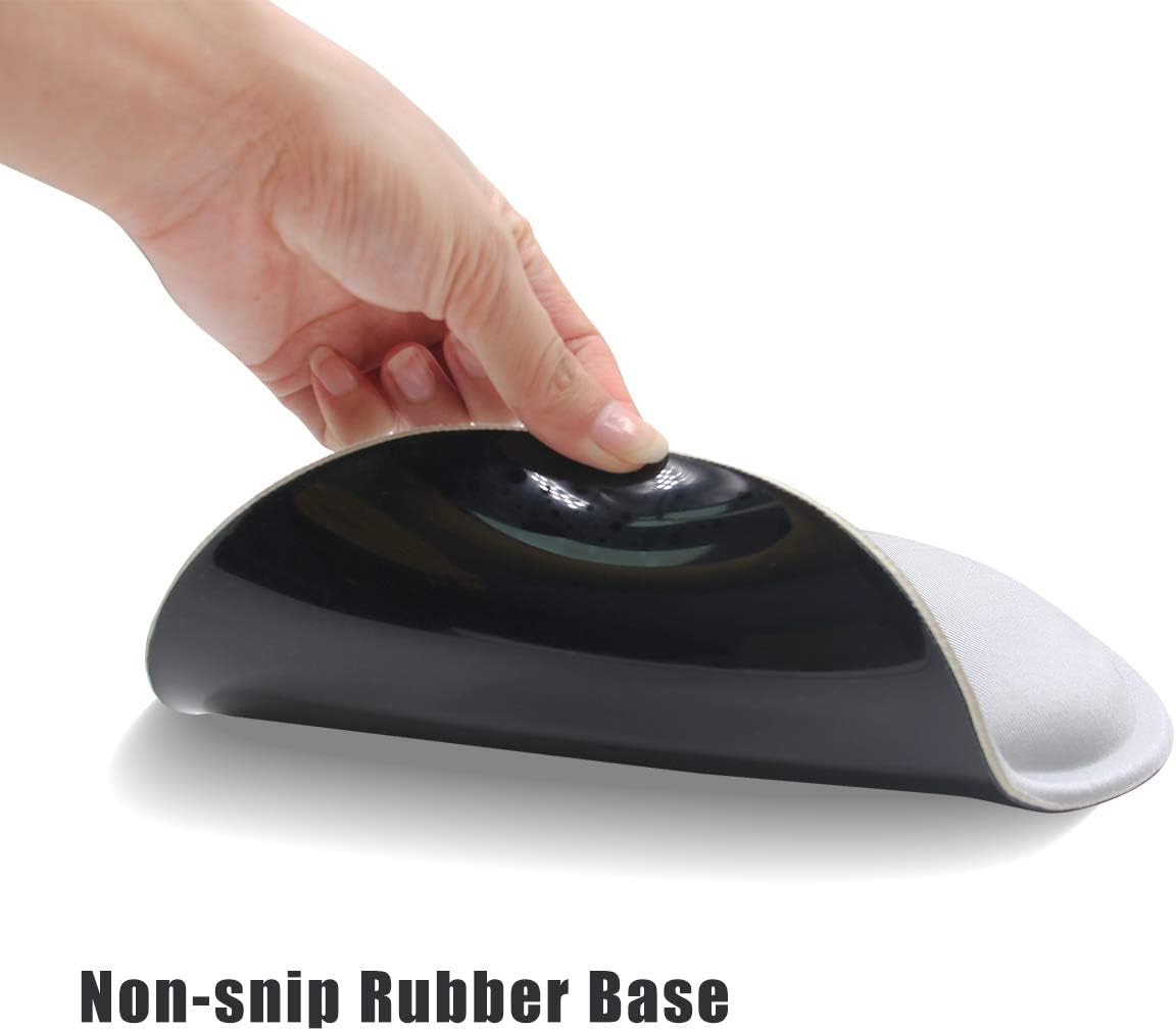 Ergonomic Keyboard & Mouse Wrist Rest Set – Memory Foam Pain Relief Pad