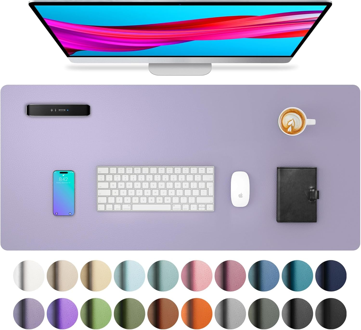 Leather Office Desk Pad Protector