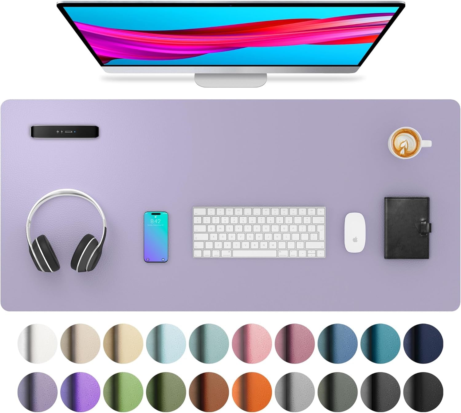 Leather Office Desk Pad Protector