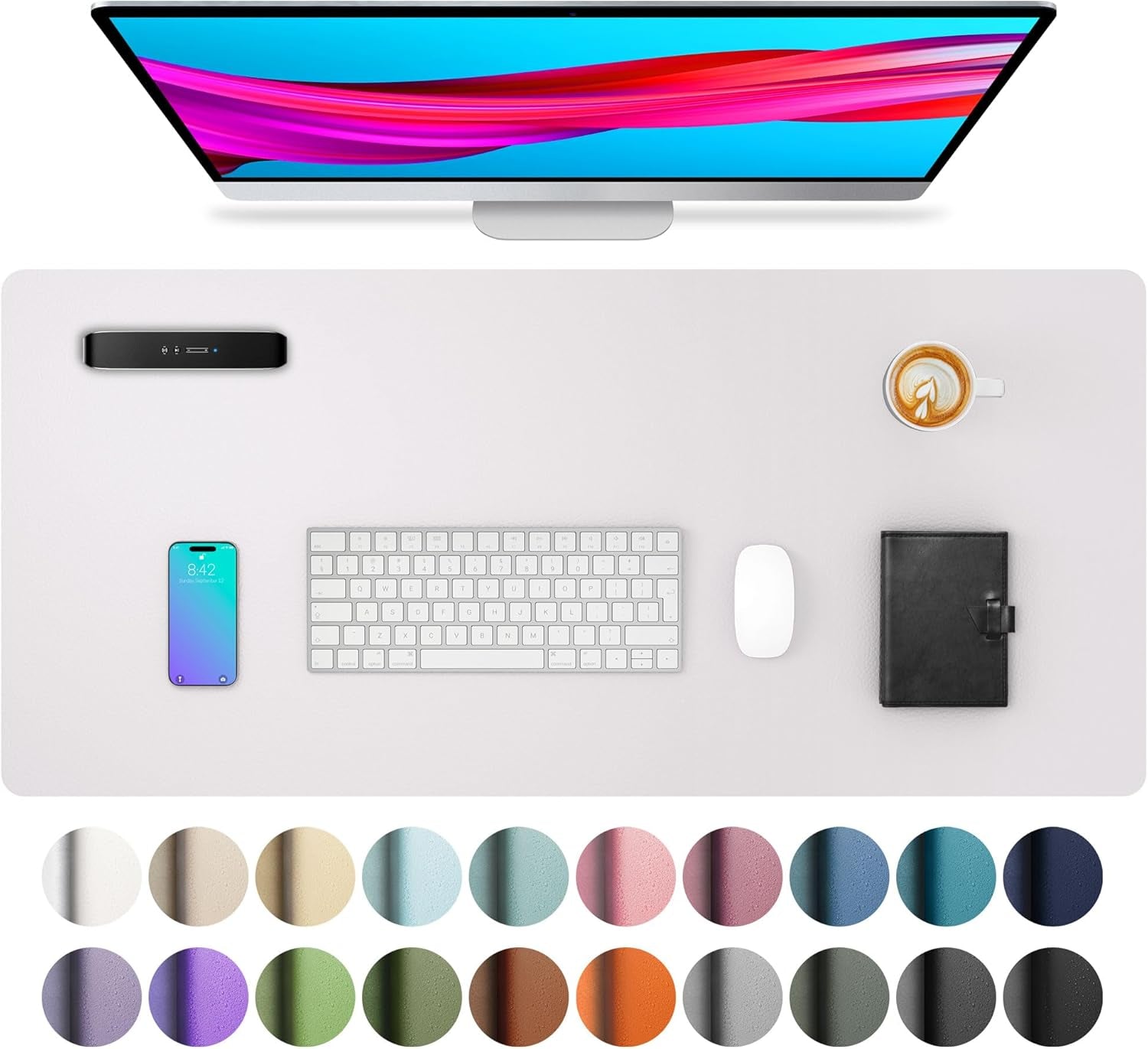 Leather Office Desk Pad Protector