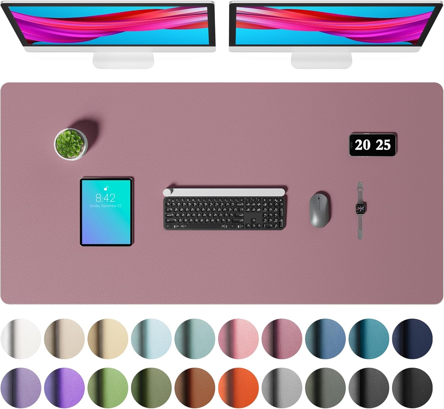 Leather Office Desk Pad Protector