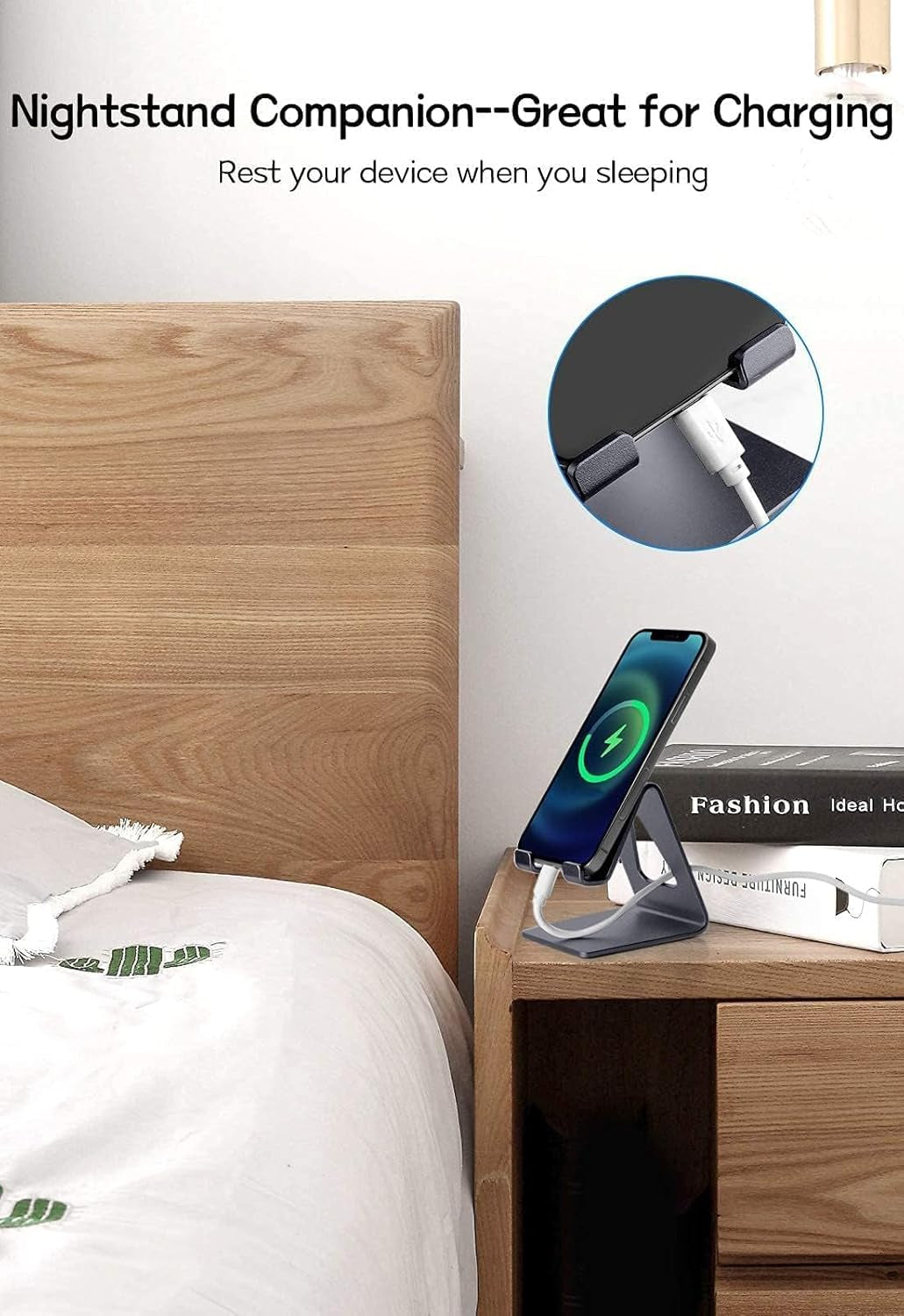 Aluminum Cell Phone Stand Desk Holder