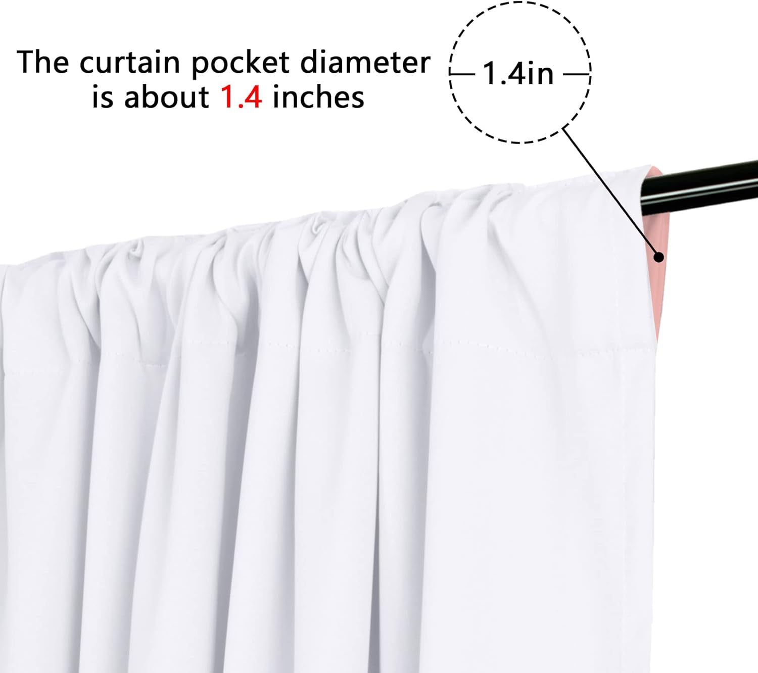 Kids Galaxy Outer Space Curtains 42x63 Inch – 2 Panels