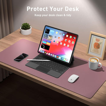 Leather Office Desk Pad Protector