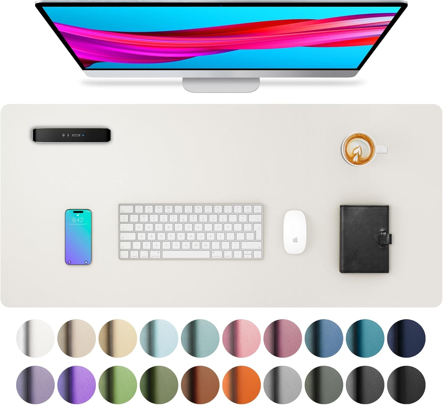 Leather Office Desk Pad Protector