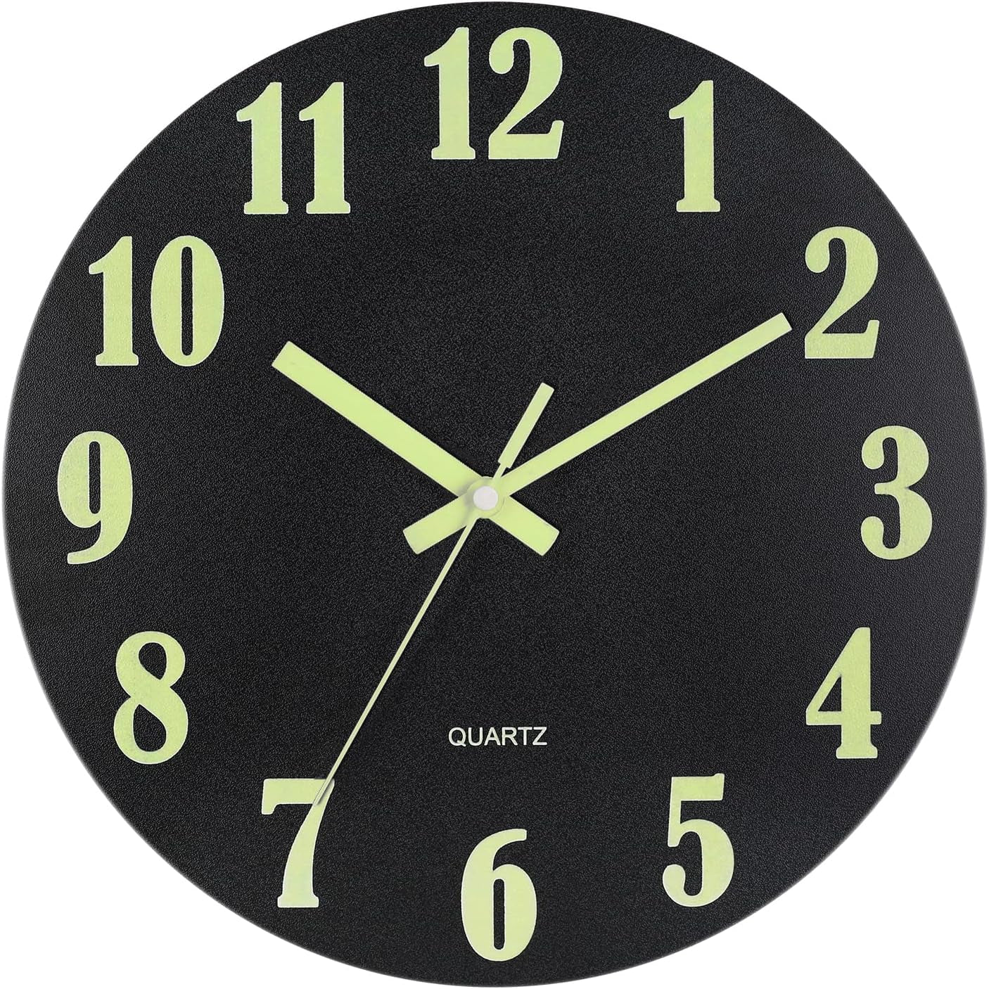 Silent Wall Clock for Living Room, Bedroom & Office – 12" Non-Ticking Battery Clock